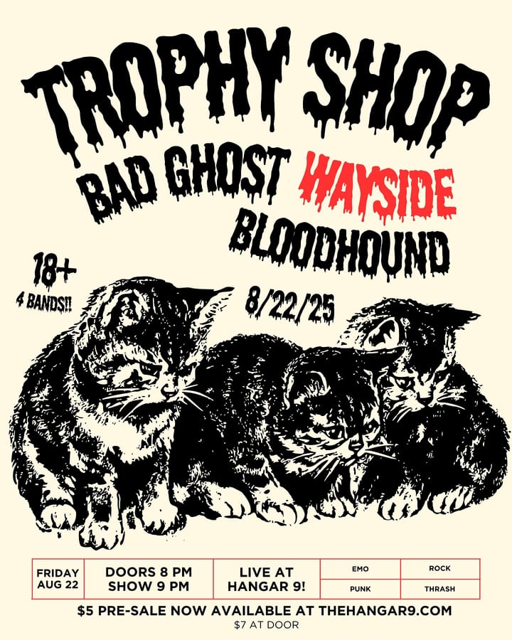 Hangar 9 Announces their first "heavy-ish" show since their re-opening! Carbondale, Illinois